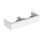 Geberit iCon - Meuble lavabo, 118x25x48 cm, 2 tiroirs, blanc brillant 502.314.01.1 Geberit iCon - Meuble lavabo, 118x25x48 cm, 2 tiroirs, blanc brillant 502.314.01.1