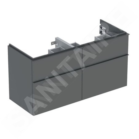 Geberit iCon - Meuble lavabo, 118x62x48 cm, 4 tiroirs, lave 502.309.JK.1