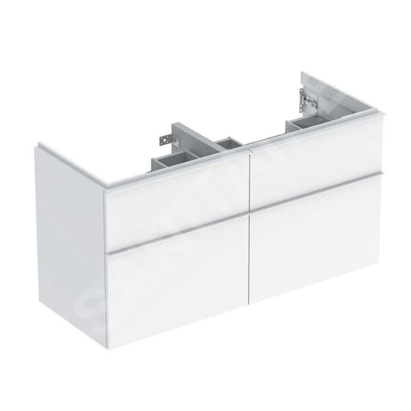 Geberit iCon - Meuble lavabo, 118x62x48 cm, 4 tiroirs, blanc brillant 502.309.01.1 Geberit iCon - Meuble lavabo, 118x62x48 cm, 4 tiroirs, blanc brillant 502.309.01.1