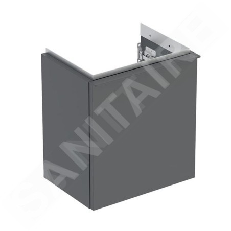 Geberit iCon - Meuble lavabo 37x42x28 mm, 1 porte, charnières à gauche, lave 502.301.JK.1