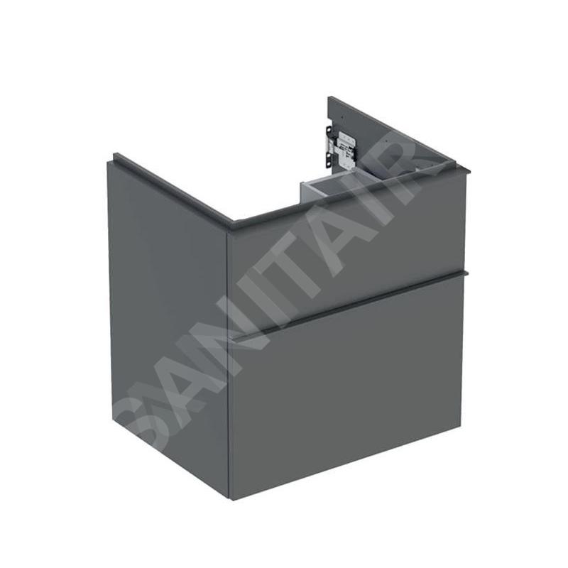 Geberit iCon - Meuble lavabo, 59x62x48 mm, 2 tiroirs, lave 502.303.JK.1 Geberit iCon - Meuble lavabo, 59x62x48 mm, 2 tiroirs, lave 502.303.JK.1