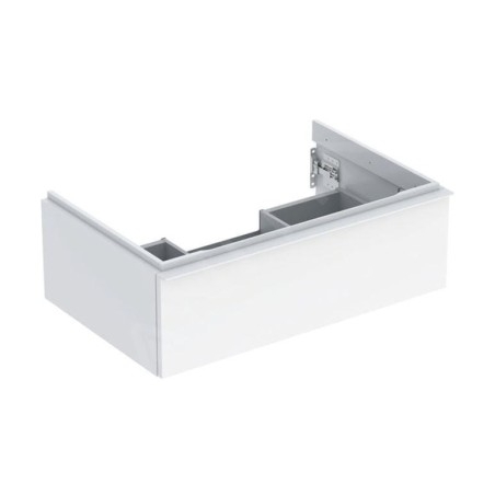 Geberit iCon - Meuble lavabo, 74x25x48 cm, 1 tiroir, blanc brillant 502.311.01.1