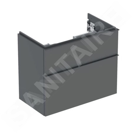 Geberit iCon - Meuble lavabo, 74x62x42 mm, 2 tiroirs, lave 502.308.JK.1