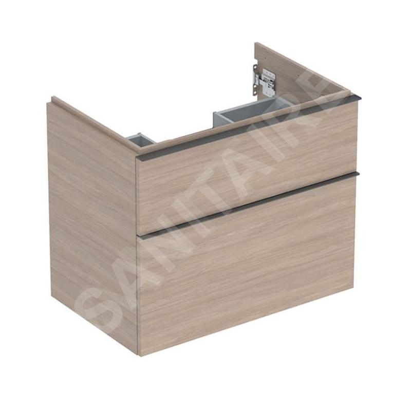 Geberit iCon - Meuble lavabo, 74x62x48 cm, 2 tiroirs, chêne 502.304.JH.1 Geberit iCon - Meuble lavabo, 74x62x48 cm, 2 tiroirs, chêne 502.304.JH.1