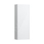 Laufen Lani - Armoire 90x35 cm, 1 porte, charnières à gauche, blanc brillant H4037111122611