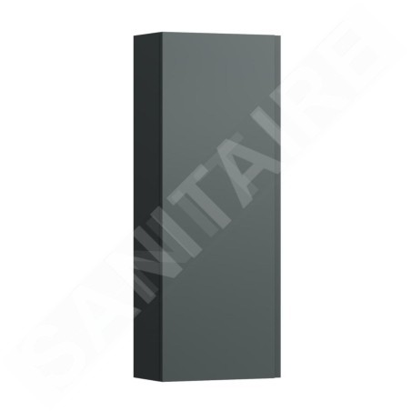 Laufen Lani - Armoire 90x35 cm, 1 porte, charnières à gauche, gris H4037111122661