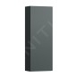 Laufen Lani - Armoire 90x35 cm, 1 porte, charnières à gauche, gris H4037111122661