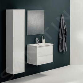 Laufen Lani - Armoire haute 165x35 cm, 1 porte, charnières à gauche, blanc brillant H4037211122611