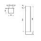 Laufen Lani - Armoire haute 165x35 cm, 1 porte, charnières à droite, blanc mat H4037221122601