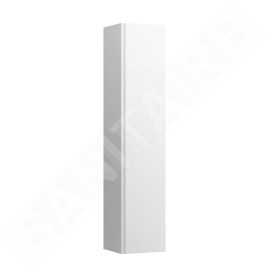 Laufen Lani - Armoire haute 165x35 cm, 1 porte, charnières à droite, blanc brillant H4037221122611
