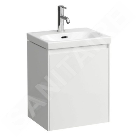 Laufen Lani - Meuble-vasque 44x34x52 cm, 1 porte, charnières à gauche, blanc mat H4035011122601
