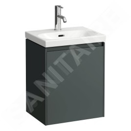 Laufen Lani - Meuble-vasque 44x34x52 cm, 1 porte, charnières à gauche, gris H4035011122661
