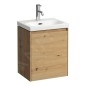 Laufen Lani - Meuble-vasque 44x34x52 cm, 1 porte, charnières à gauche, chêne H4035011122671