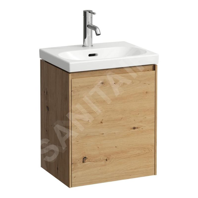 Laufen Lani - Meuble-vasque 44x34x52 cm, 1 porte, charnières à droite, chêne H4035021122671 Laufen Lani - Meuble-vasque 44x34x52 cm, 1 porte, charnières à droite, chêne H4035021122671