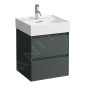 Laufen Lani - Meuble-vasque, 48x45x52 cm, 2 tiroirs, gris H4035121122661 Laufen Lani - Meuble-vasque, 48x45x52 cm, 2 tiroirs, gris H4035121122661
