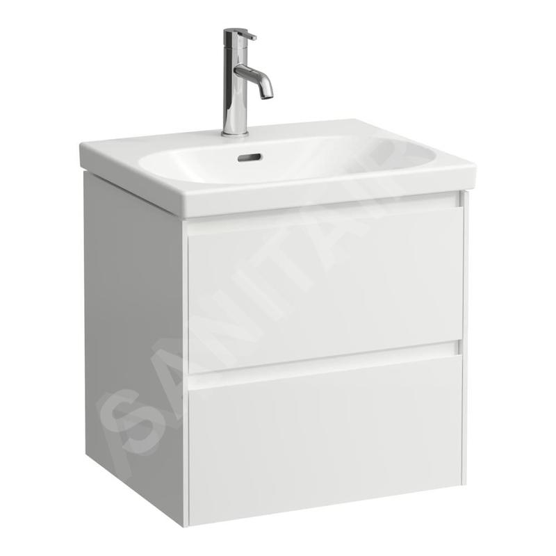 Laufen Lani - Meuble-vasque, 54x45x52 cm, 2 tiroirs, blanc mat H4035221122601 Laufen Lani - Meuble-vasque, 54x45x52 cm, 2 tiroirs, blanc mat H4035221122601