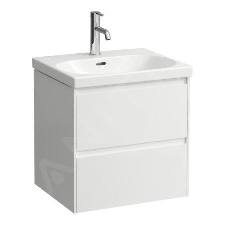 Laufen Lani - Meuble-vasque, 54x45x52 cm, 2 tiroirs, blanc mat H4035221122601