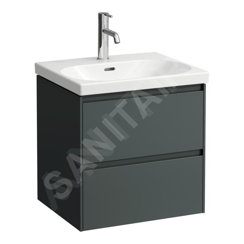 Laufen Lani - Meuble-vasque, 54x45x52 cm, 2 tiroirs, gris H4035221122661 Laufen Lani - Meuble-vasque, 54x45x52 cm, 2 tiroirs, gris H4035221122661