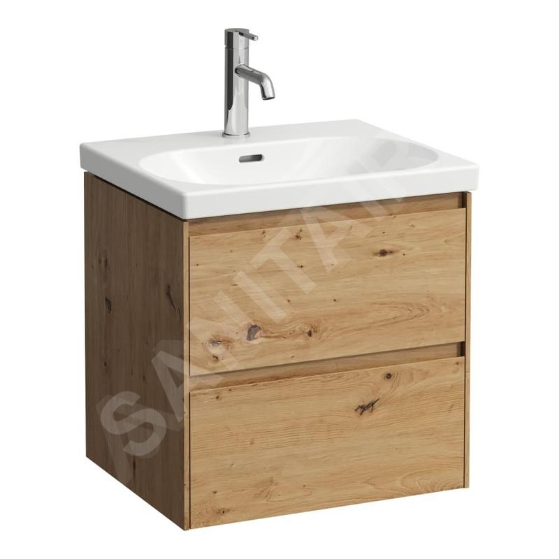 Laufen Lani - Meuble-vasque, 54x45x52 cm, 2 tiroirs, chêne H4035221122671 Laufen Lani - Meuble-vasque, 54x45x52 cm, 2 tiroirs, chêne H4035221122671