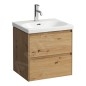 Laufen Lani - Meuble-vasque, 54x45x52 cm, 2 tiroirs, chêne H4035221122671 Laufen Lani - Meuble-vasque, 54x45x52 cm, 2 tiroirs, chêne H4035221122671