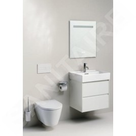 Laufen Lani - Meuble-vasque, 58x44x52 cm, 2 tiroirs, blanc mat H4035321122601
