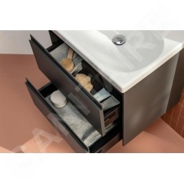 Laufen Lani - Meuble-vasque, 58x44x52 cm, 2 tiroirs, gris H4035321122661