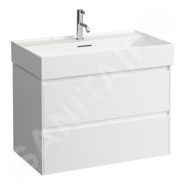 Laufen Lani - Meuble-vasque, 79x44x52 cm, 2 tiroirs, blanc mat H4035521122601