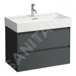 Laufen Lani - Meuble-vasque, 79x44x52 cm, 2 tiroirs, gris H4035521122661
