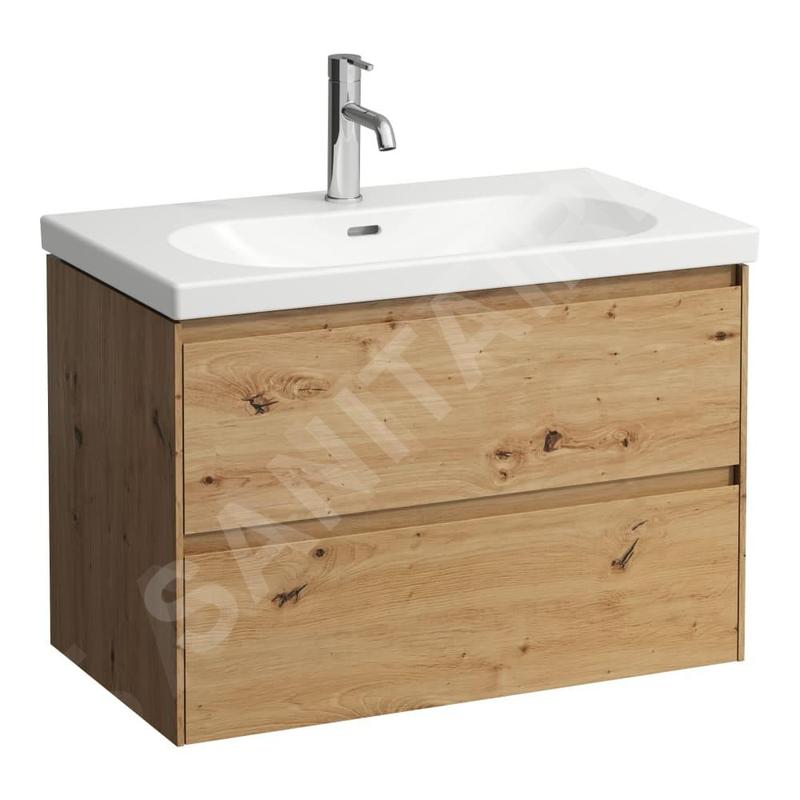 Laufen Lani - Meuble-vasque, 79x44x52 cm, 2 tiroirs, chêne H4035521122671 Laufen Lani - Meuble-vasque, 79x44x52 cm, 2 tiroirs, chêne H4035521122671