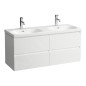 Laufen Lani - Meuble-vasque, 118x45x52 cm, 4 tiroirs, blanc brillant H4035741122611 Laufen Lani - Meuble-vasque, 118x45x52 cm, 4 tiroirs, blanc brillant H4035741122611