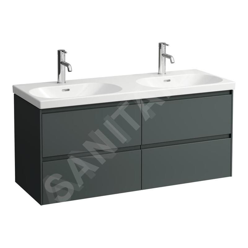 Laufen Lani - Meuble-vasque, 118x45x52 cm, 4 tiroirs, gris H4035741122661 Laufen Lani - Meuble-vasque, 118x45x52 cm, 4 tiroirs, gris H4035741122661