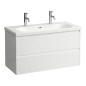 Laufen Lani - Meuble-vasque, 98x45x52 cm, 2 tiroirs, blanc mat H4035621122601 Laufen Lani - Meuble-vasque, 98x45x52 cm, 2 tiroirs, blanc mat H4035621122601