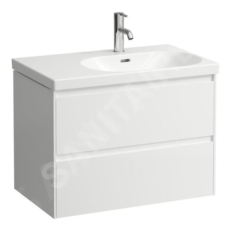 Laufen Lani - Meuble-vasque, 74x45x52 cm, 2 tiroirs, blanc mat H4035821122601 Laufen Lani - Meuble-vasque, 74x45x52 cm, 2 tiroirs, blanc mat H4035821122601