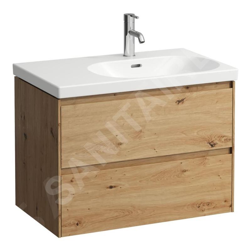 Laufen Lani - Meuble-vasque, 74x45x52 cm, 2 tiroirs, chêne H4035821122671 Laufen Lani - Meuble-vasque, 74x45x52 cm, 2 tiroirs, chêne H4035821122671