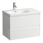 Laufen Lani - Meuble-vasque, 74x45x52 cm, 2 tiroirs, blanc brillant H4035921122611 Laufen Lani - Meuble-vasque, 74x45x52 cm, 2 tiroirs, blanc brillant H4035921122611
