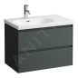 Laufen Lani - Meuble-vasque, 74x45x52 cm, 2 tiroirs, gris H4035921122661 Laufen Lani - Meuble-vasque, 74x45x52 cm, 2 tiroirs, gris H4035921122661