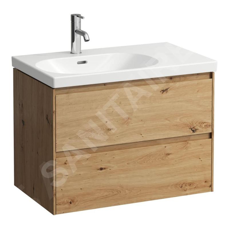 Laufen Lani - Meuble-vasque, 74x45x52 cm, 2 tiroirs, chêne H4035921122671 Laufen Lani - Meuble-vasque, 74x45x52 cm, 2 tiroirs, chêne H4035921122671