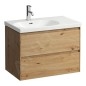 Laufen Lani - Meuble-vasque, 74x45x52 cm, 2 tiroirs, chêne H4035921122671 Laufen Lani - Meuble-vasque, 74x45x52 cm, 2 tiroirs, chêne H4035921122671
