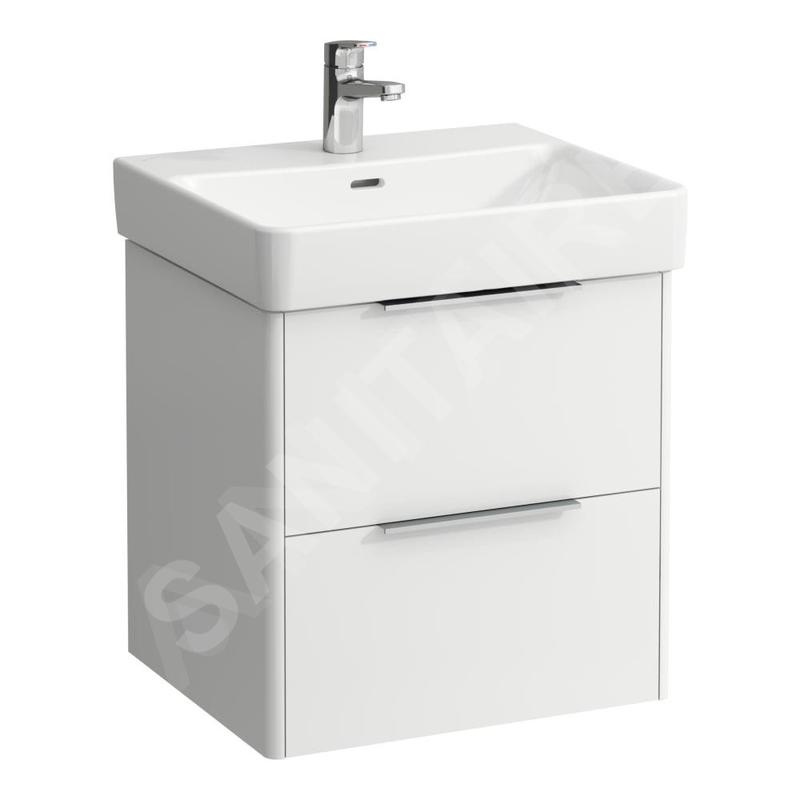 Laufen Base - Meuble-lavabo, 52x52x44 cm, 2 tiroirs, blanc mat H4021721102601 Laufen Base - Meuble-lavabo, 52x52x44 cm, 2 tiroirs, blanc mat H4021721102601
