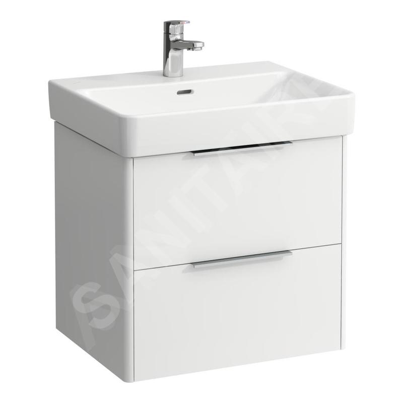 Laufen Base - Meuble-lavabo, 52x57x44 cm, 2 tiroirs, blanc mat H4022321102601 Laufen Base - Meuble-lavabo, 52x57x44 cm, 2 tiroirs, blanc mat H4022321102601