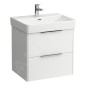 Laufen Base - Meuble-lavabo, 52x57x44 cm, 2 tiroirs, blanc mat H4022321102601 Laufen Base - Meuble-lavabo, 52x57x44 cm, 2 tiroirs, blanc mat H4022321102601
