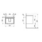 Laufen Base - Meuble-lavabo, 52x57x44 cm, 2 tiroirs, blanc mat H4022321102601 Laufen Base - Meuble-lavabo, 52x57x44 cm, 2 tiroirs, blanc mat H4022321102601