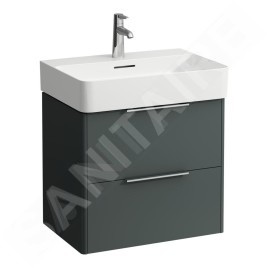 Laufen Base - Meuble-lavabo, 52x58x39 cm, 2 tiroirs, gris H4022521102661