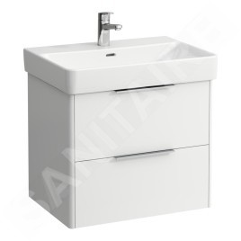 Laufen Base - Meuble-lavabo, 52x62x44 cm, 2 tiroirs, blanc mat H4022921102601