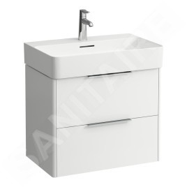 Laufen Base - Meuble-lavabo, 52x64x39 cm, 2 tiroirs, blanc mat H4023121102601