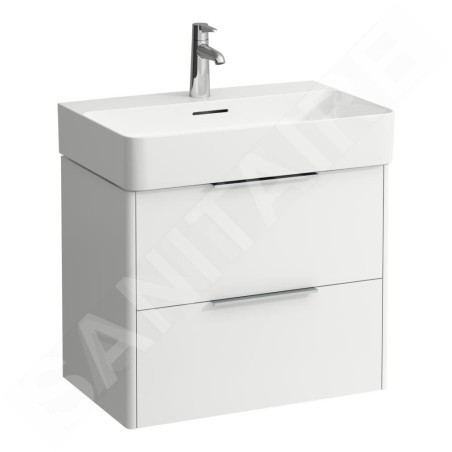 Laufen Base - Meuble-lavabo, 52x64x39 cm, 2 tiroirs, blanc mat H4023121102601