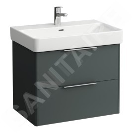 Laufen Base - Meuble-lavabo, 52x67x44 cm, 2 tiroirs, gris H4023321102661