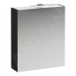 Laufen Base - Armoire miroir avec éclairage LED, 70x60x19 cm, 1 portes, charnières à droite, gris H4027521102661 Laufen Base - Armoire miroir avec éclairage LED, 70x60x19 cm, 1 portes, charnières à droite, gris H4027521102661