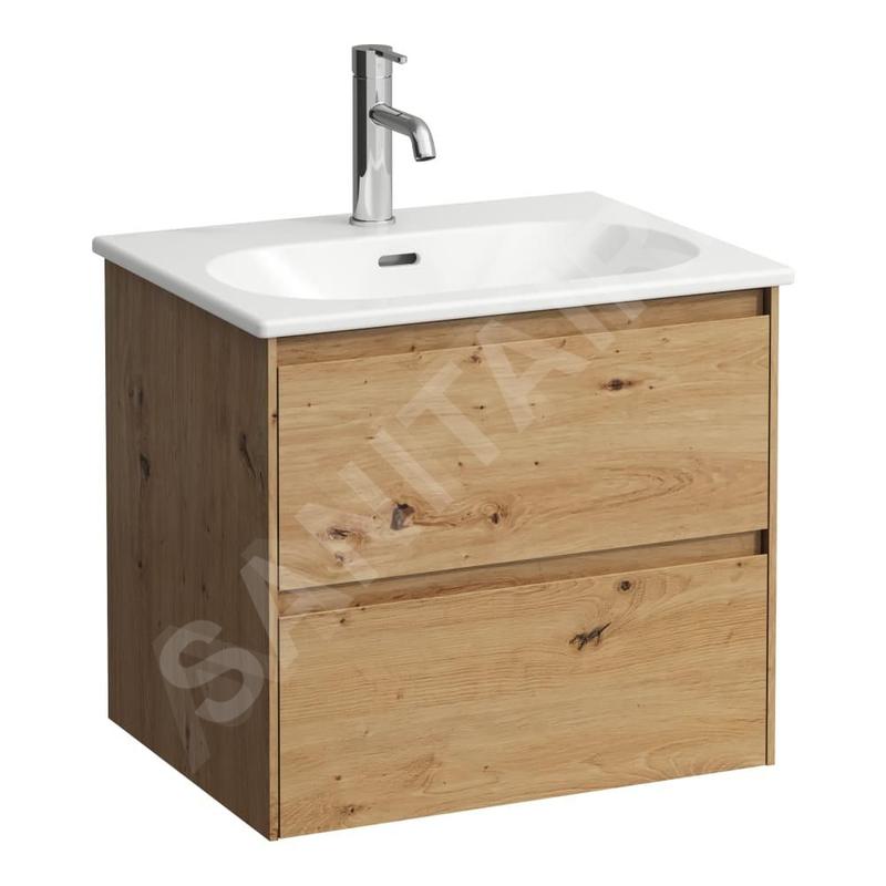 Laufen Lani for Lua - Meuble avec lavabo, 51x57x44 cm, 2 tiroirs, chêne H8600832671041 Laufen Lani for Lua - Meuble avec lavabo, 51x57x44 cm, 2 tiroirs, chêne H8600832671041