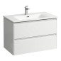 Laufen Palace - Meuble avec lavabo, 53x78x44 cm, 2 tiroirs, blanc mat H8607052601041 Laufen Palace - Meuble avec lavabo, 53x78x44 cm, 2 tiroirs, blanc mat H8607052601041